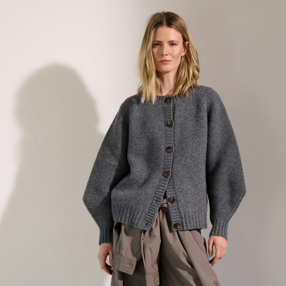 Moshi Moshi recycled wool knit cardigan