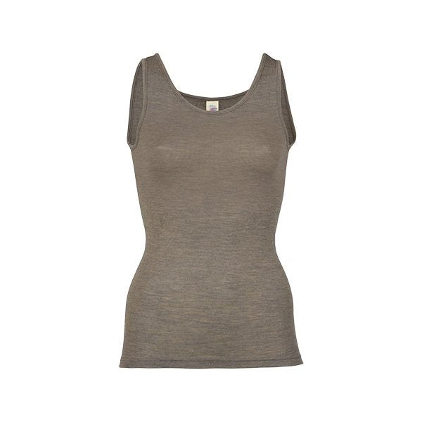 Tank top merino/silk, GOTS